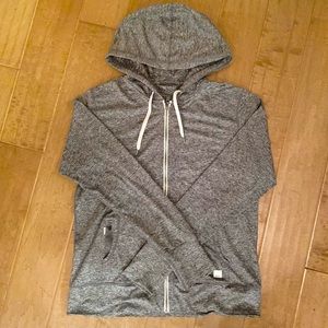 Vuori Halo Performance Hoodie. Heather Grey. Sz MEDIUM